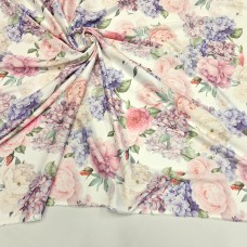 Армани шелк стрейч с нежным цветочным принтом
