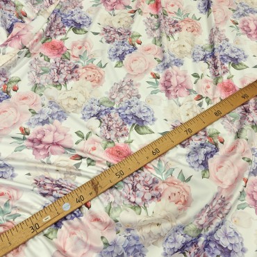 Армани шелк стрейч с нежным цветочным принтом