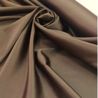 Атлас стрейч Русский сатин - цвет коричневый