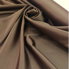 Атлас стрейч Русский сатин - цвет коричневый