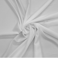 Атлас стрейч матовый Linda - цвет белый 1