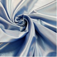 Атлас стрейч голубой цвет