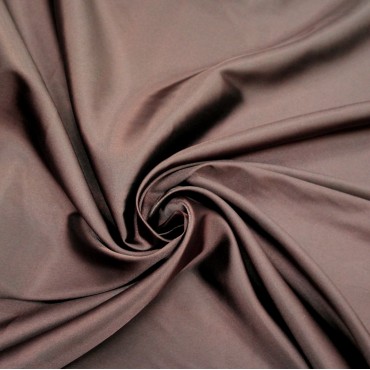 Атлас стрейч коричневый цвет