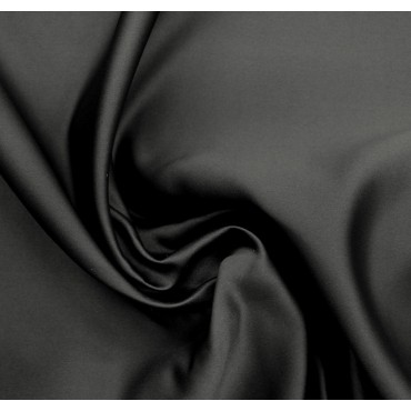 Плотный стрейч атлас Amerikan saten likra - цвет черный 26