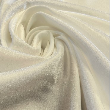 Атлас с блеском Sunshine молочный цвет