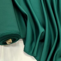 Атлас матовый Абрахам изумрудный цвет 44B