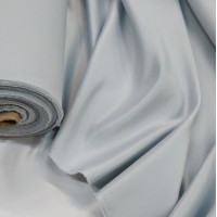 Атлас матовый Абрахам светло серый цвет 49B