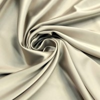 Атлас стрейч матовый Linda - цвет бежевый 45