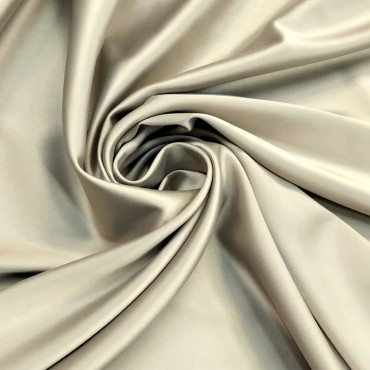 Атлас стрейч матовый Linda - цвет бежевый 45