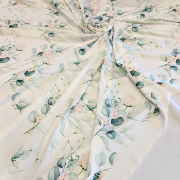 Армани шелк стрейч с цветочным принтом розы