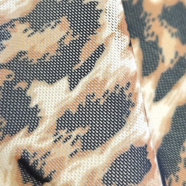 Сетка стрейч бельевая гимнастическая леопардовая