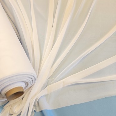 Сетка стрейч бельевая гимнастическая белая