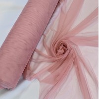 Фатин стрейч цвет вялая роза