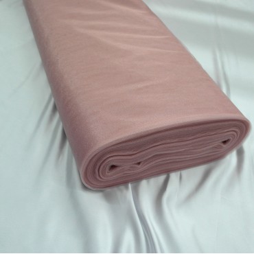 Фатин с блеском Kristal Tul пудровый 15