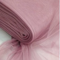 Фатин с блеском Kristal Tul вялая роза 36