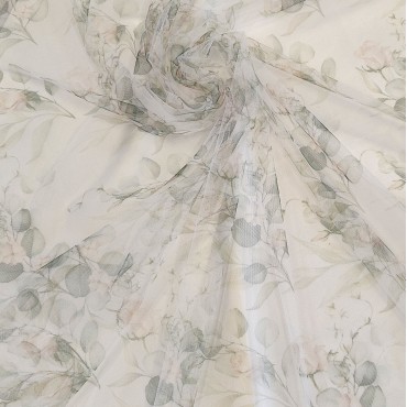 Еврофатин Hayal Tul с цветочным принтом