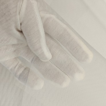 Корсетная жесткая сетка Kare tul молочный цвет