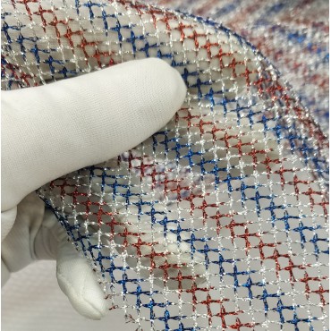 Фатин люрекс триколор