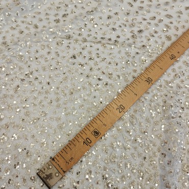 Сетка с пайетками и глиттером