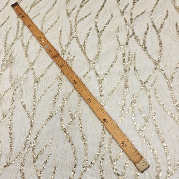 Сетка с пайетками и глиттером