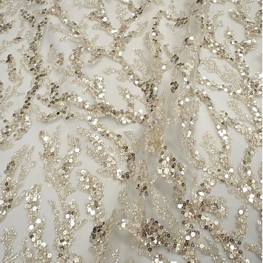 Сетка с пайетками и глиттером