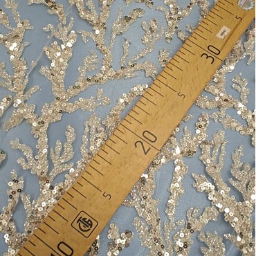 Сетка с пайетками и глиттером