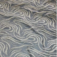 Фатин с глиттером платина 