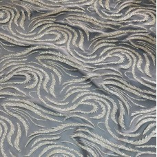 Фатин с глиттером платина 