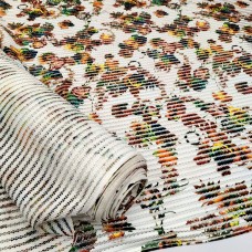 Плательный неопрен сетка с цветочным принтом