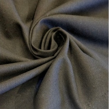 Ткань полулен чёрный цвет