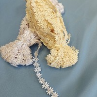 Кружево макраме узенькое айвори цвет