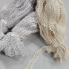 Кружево макраме узенькое айвори цвет