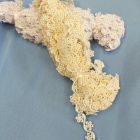 Кружево макраме узенькое айвори цвет