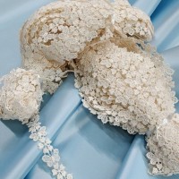 Кружево макраме узенькое айвори цвет