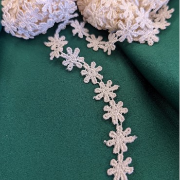 Кружево макраме узенькое айвори цвет