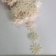 Кружево макраме узенькое айвори цвет
