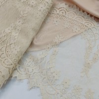 Кружево шантильи цвет капучино