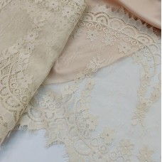 Кружево шантильи цвет капучино