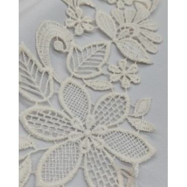 Кружевные аппликации айвори цвет