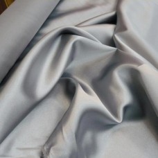 Атлас стрейч светло серый цвет