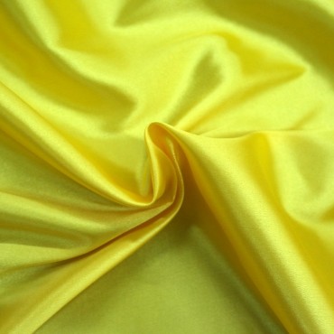Атлас стрейч желтый цвет