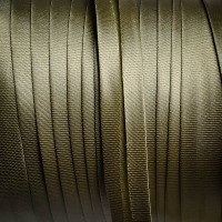 Косая бейка атласная цвет оливковый