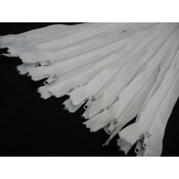 Молния спиральная № 3 - цвет белый