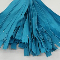 Молния неразъемная 20 см - цвет бирюзовый