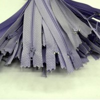 Молния неразъемная 20 см - цвет сиреневый