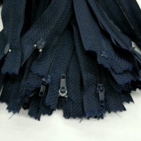 Молния неразъемная 20 см - цвет темно синий