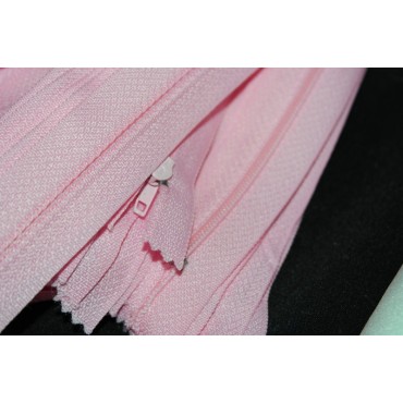 Молния спиральная № 3 - цвет розовый