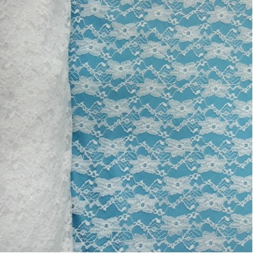 Гипюр типа Дантель - цвет белый