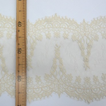 Кружево шантильи цвет капучино