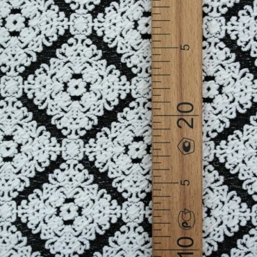 Трикотаж костюмный - Ромбики